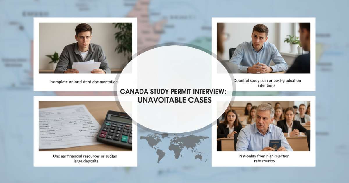 Những trường hợp khiến việc du học canada có phỏng vấn không thể tránh khỏi