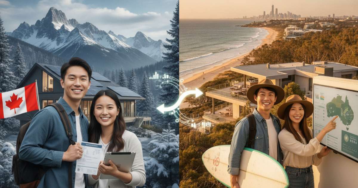 Phân tích định cư canada hay úc dễ hơn trong bối cảnh mới
