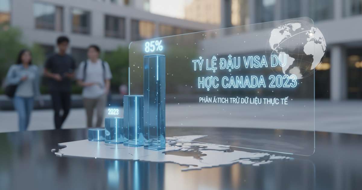Phân tích tỷ lệ đậu visa du học canada 2023 từ dữ liệu thực tế