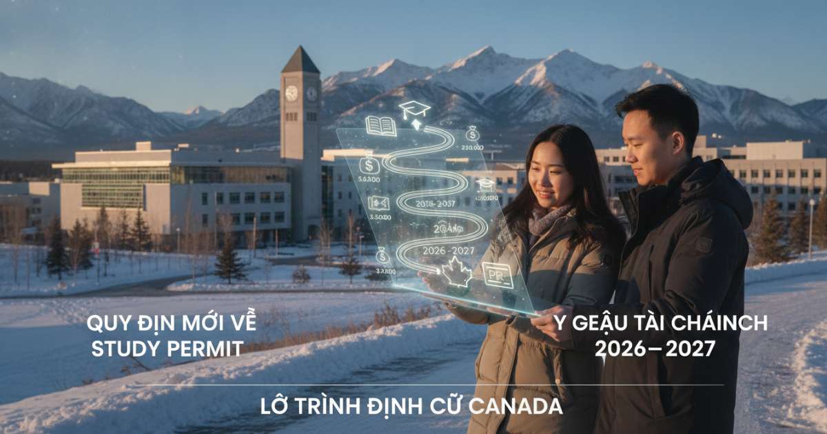 Quy định mới về Study Permit và yêu cầu tài chính 2026–2027