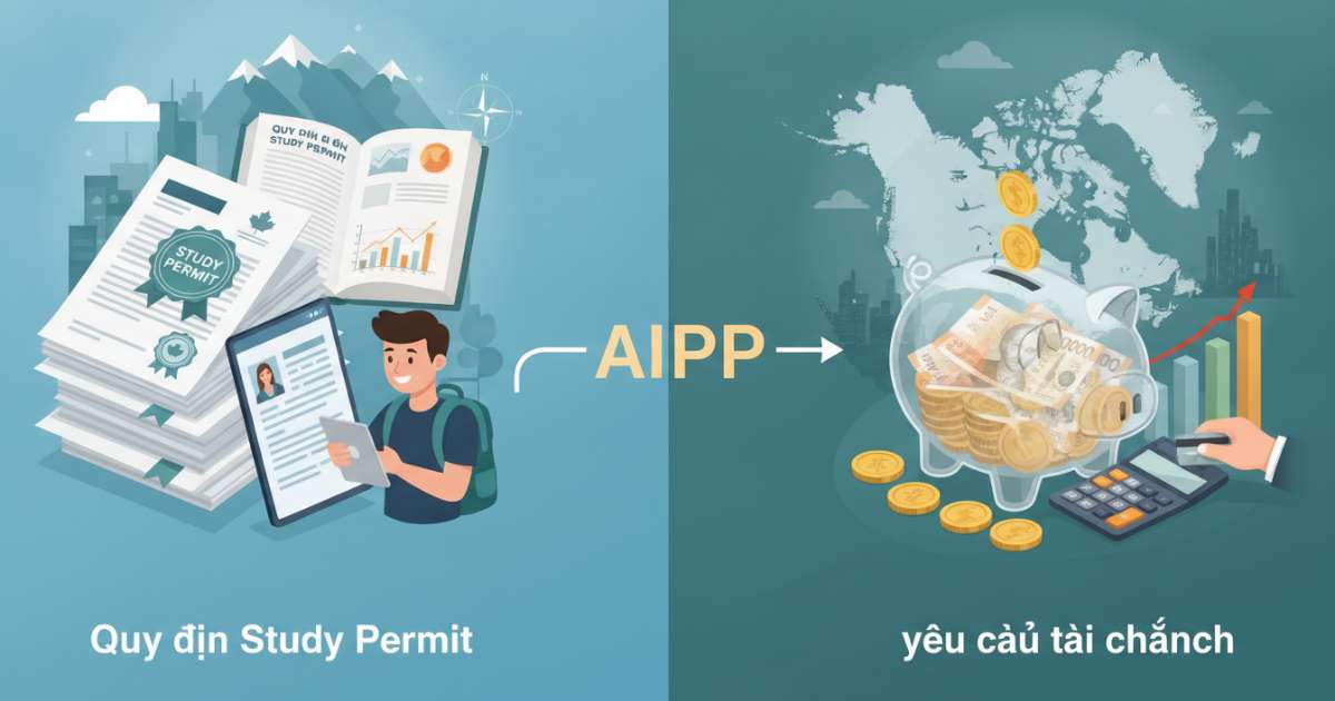Quy định Study Permit và yêu cầu tài chính khi định cư canada theo diện aipp