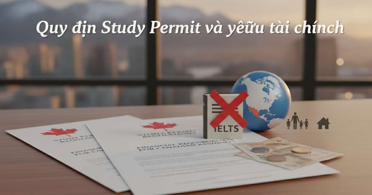 Quy định Study Permit và yêu cầu tài chính mới khi định cư canada không cần tiếng anh