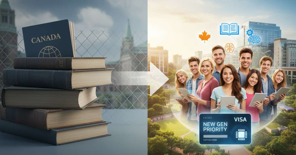 Sự chuyển dịch từ du học canada ces sang xu hướng visa ưu tiên thế hệ mới