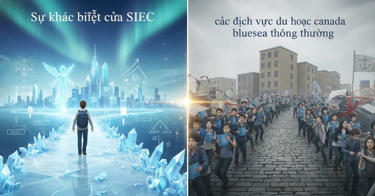Sự khác biệt của SIEC so với các dịch vụ du học canada bluesea thông thường
