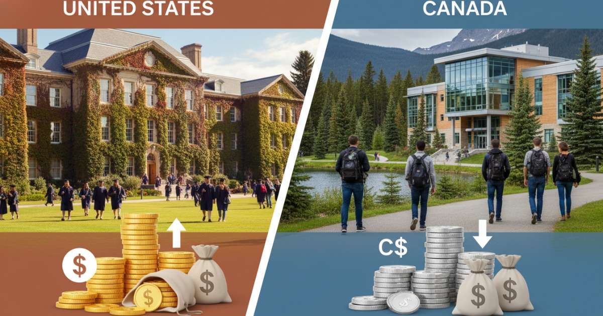 Sự khác biệt về học phí du học mỹ và canada