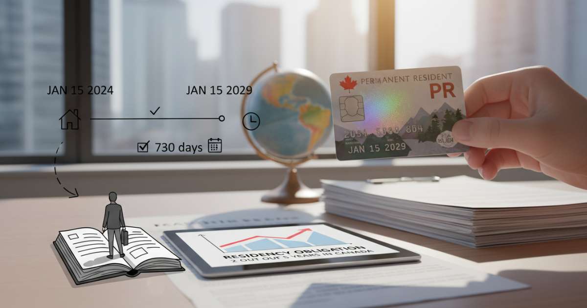 Thời hạn thẻ PR Canada và quy định về cư trú bắt buộc