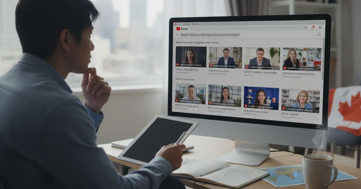 Tìm kiếm thông tin qua youtube định cư canada hiệu quả