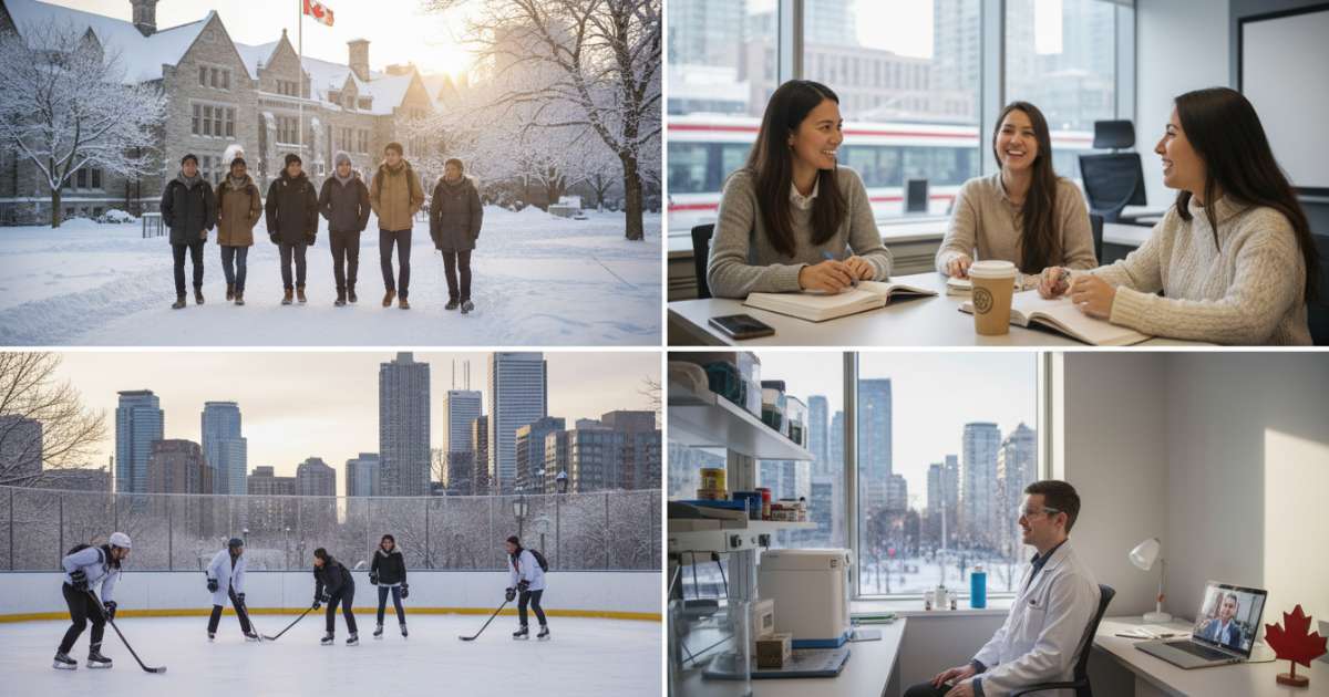 Trải nghiệm thực tế 1 ngày du học canada của sinh viên quốc tế