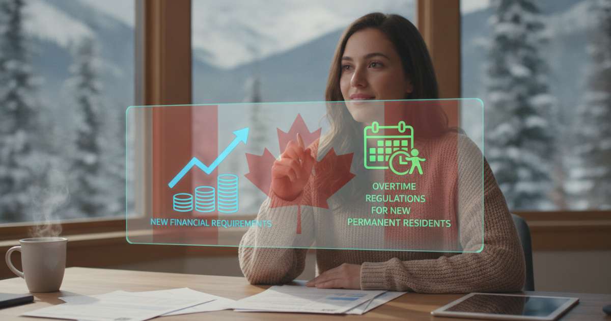 Yêu cầu tài chính mới và quy định làm thêm khi anais định cư canada