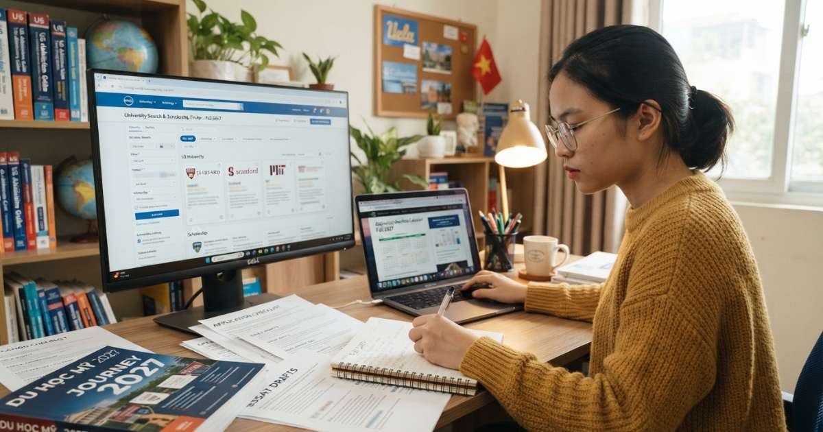 Cách chọn trường và săn học bổng Fall 2027 hiệu quả