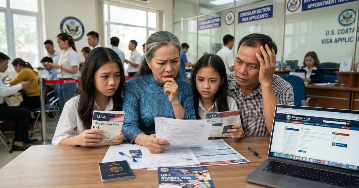 Nhiều phụ huynh băn khoăn xin visa du học mỹ có khó không