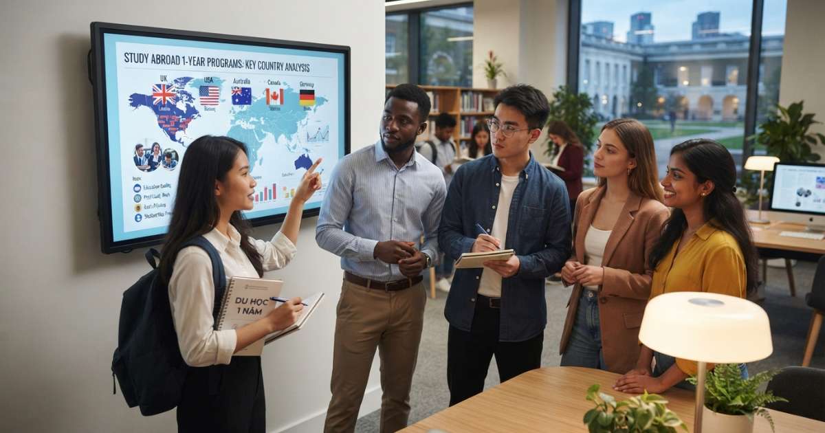 Phân tích 5 quốc gia trọng điểm cho chương trình du học 1 năm sau giai đoạn siết visa